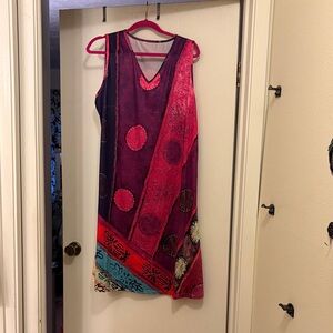 Colorful Sleeveless Dress